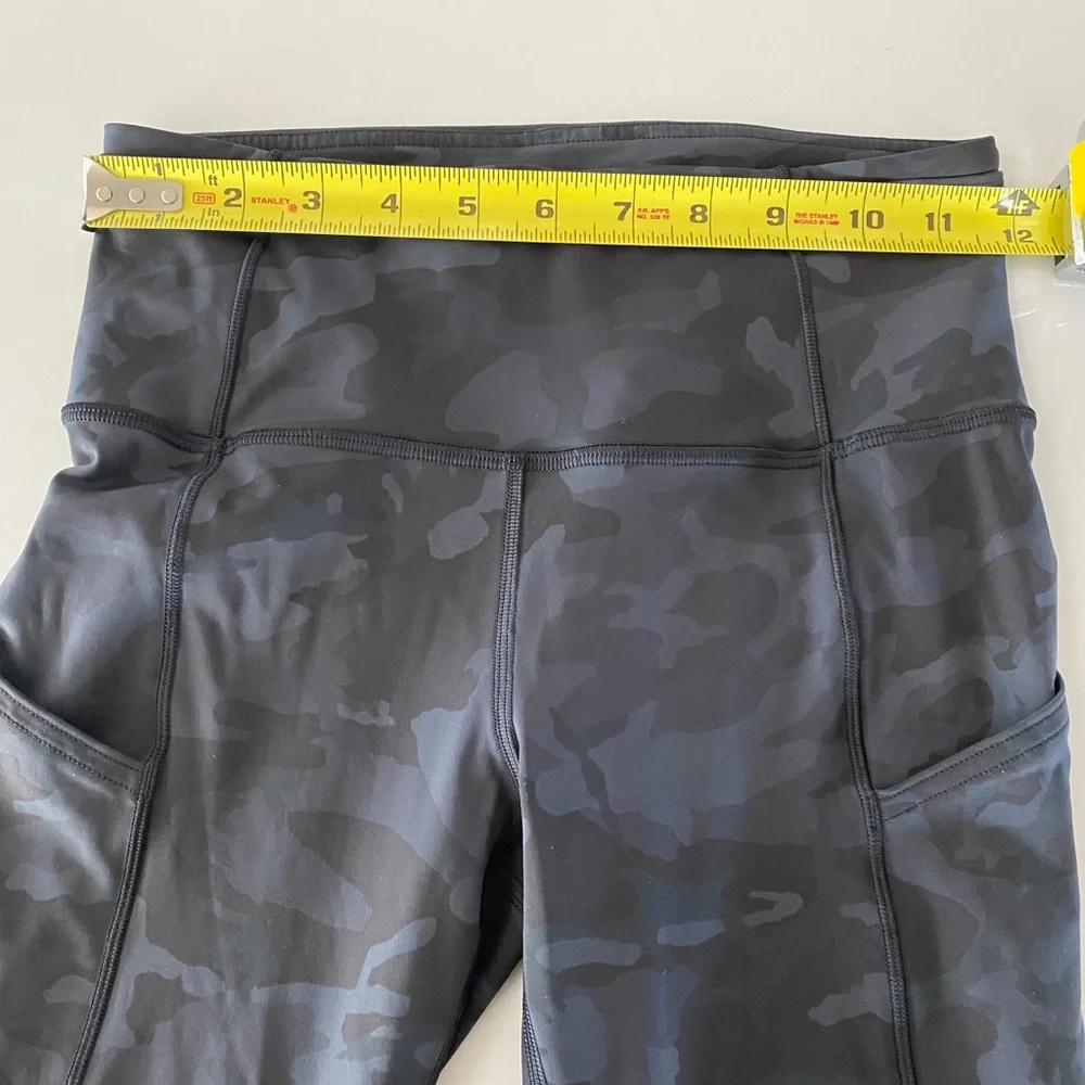 Lululemon Fast & Free Crop II 19” Camo 4